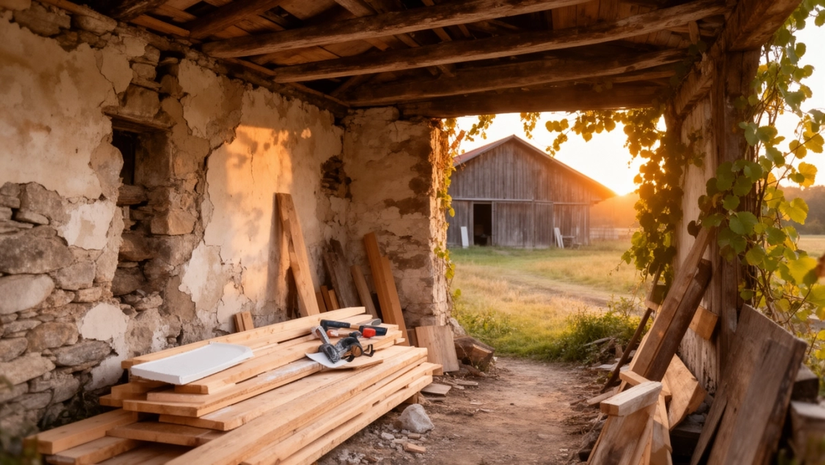 jak wyremontować stary dom na wsi