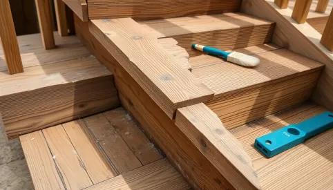 jak wyremontować schody drewniane