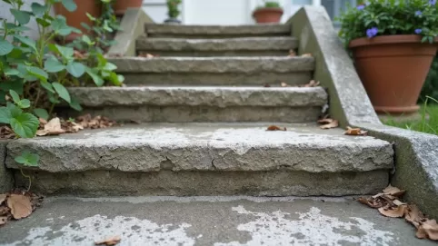 jak wyremontować schody zewnętrzne